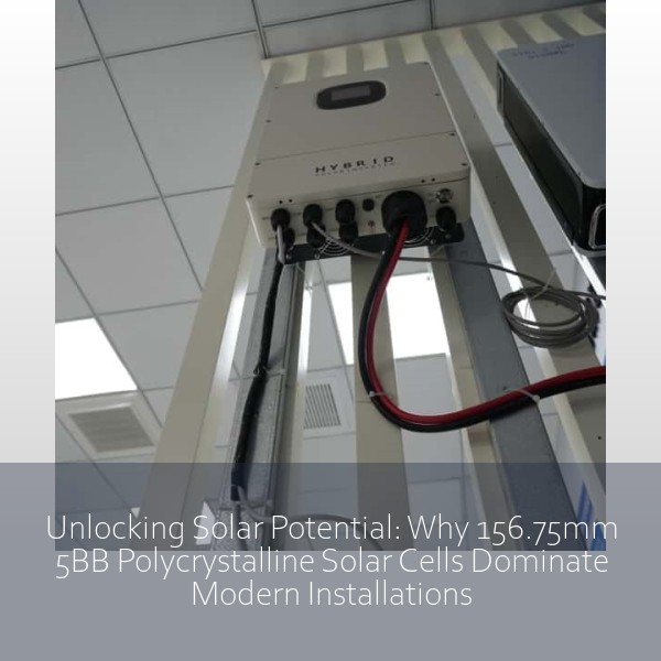 Unlocking Solar Potential: Why 156.75mm 5BB Polycrystalline Solar Cells Dominate Modern Installations